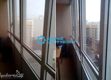 мойка балконов при генеральной уборке