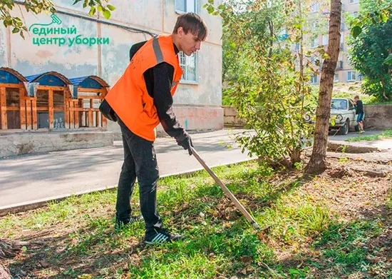 Уборка территории парка
