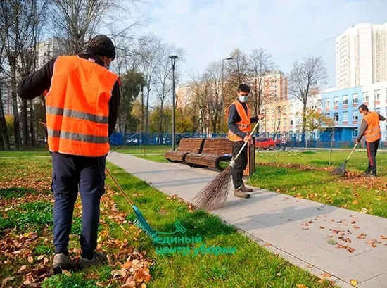 Подметаем дорожки