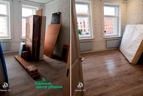 Убрали квартиру на Набережной мойки