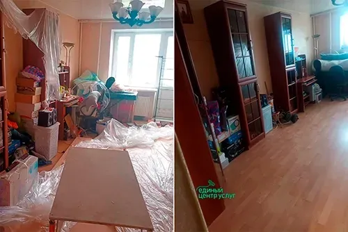 Уборка после строя и отделки