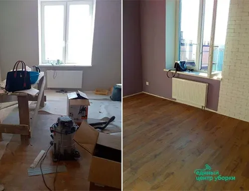 Тщательная уборка квартиры 70 м2