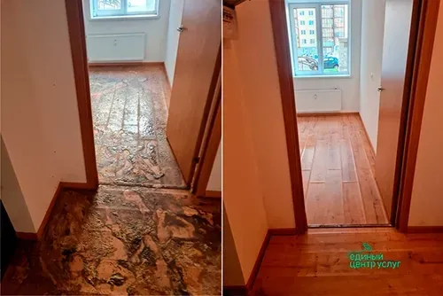 Капитальная уборка после затопления квартиры