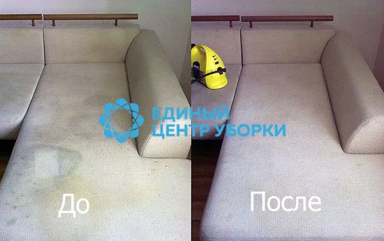 Профессиональная чистка дивана от мочи