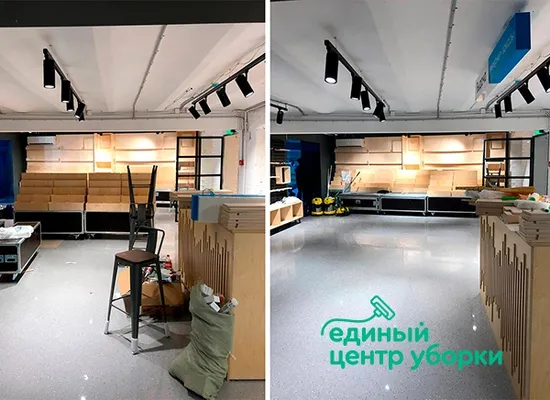 Уборка магазина на Литейном пр