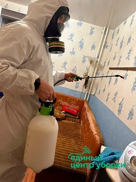 Опрыскивание и дезинфекция поверхностей