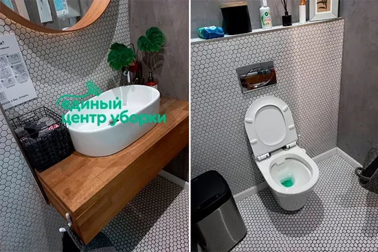 Тщательная протирка санузлов