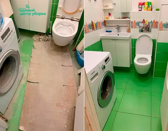 Провели уборку квартиры, 70 м2