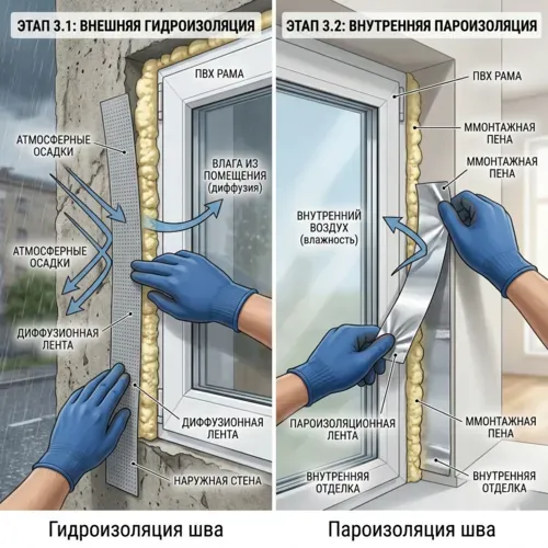 герметизация мостиков холода