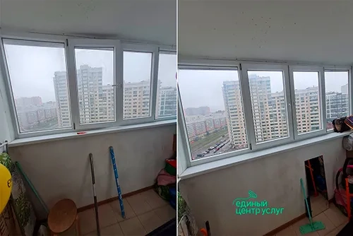 Помыли окна ПВХ изнутри и снаружи